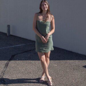 Knee Length Slip Dress